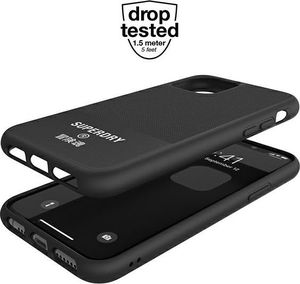 Dr Nona SuperDry Moulded Canvas iPhone 11 Pro Ma x Case czarny/black 41550 4