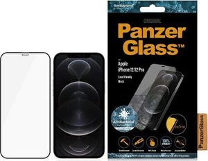 PanzerGlass Szkło hartowane antybakteryjne E2E Super+ do iPhone 12, iPhone 12 Pro (2711) 1