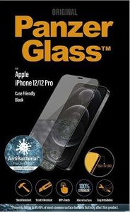 PanzerGlass Szkło hartowane antybakteryjne E2E Super+ do iPhone 12, iPhone 12 Pro (2711) 3