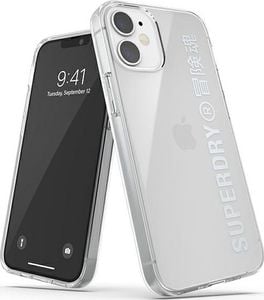 Dr Nona SuperDry Snap iPhone 12 mini Clear Case srebrny/silver 42590 1