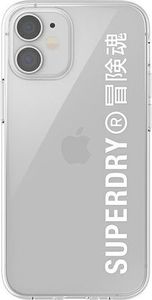 Dr Nona SuperDry Snap iPhone 12 mini Clear Case biały/white 42593 2