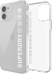 Dr Nona SuperDry Snap iPhone 12 mini Clear Case biały/white 42593 3