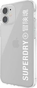 Dr Nona SuperDry Snap iPhone 12 mini Clear Case biały/white 42593 5