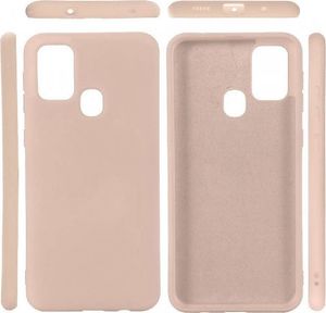Etui SAMSUNG GALAXY M51 Silicone case elastyczne silikonowe różowe 4
