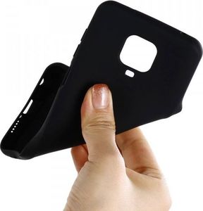 Etui XIAOMI REDMI NOTE 9S / 9 PRO Silicone case elastyczne silikonowe czarne 3