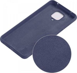 Etui XIAOMI REDMI NOTE 9S / 9 PRO Silicone case elastyczne silikonowe granatowe 2
