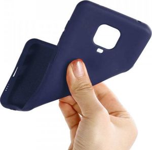 Etui XIAOMI REDMI NOTE 9S / 9 PRO Silicone case elastyczne silikonowe granatowe 3