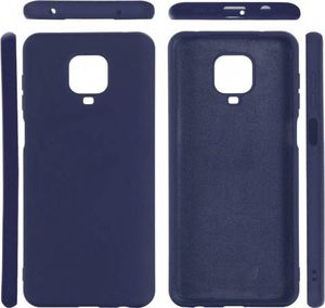 Etui XIAOMI REDMI NOTE 9S / 9 PRO Silicone case elastyczne silikonowe granatowe 4