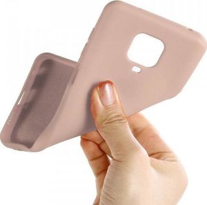 Etui XIAOMI REDMI NOTE 9S / 9 PRO Silicone case elastyczne silikonowe różowe 3