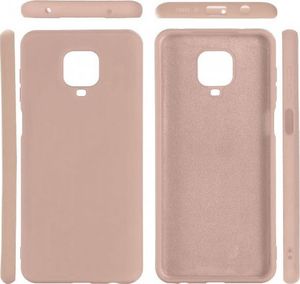 Etui XIAOMI REDMI NOTE 9S / 9 PRO Silicone case elastyczne silikonowe różowe 4