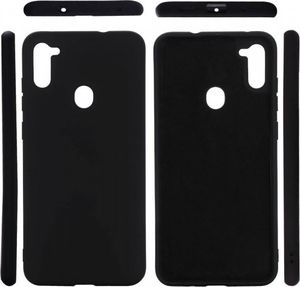Etui SAMSUNG GALAXY M11 Silicone case elastyczne silikonowe czarne 2