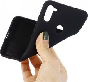 Etui SAMSUNG GALAXY M11 Silicone case elastyczne silikonowe czarne 4