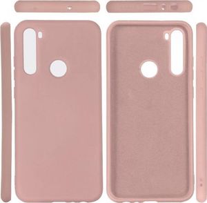 Etui XIAOMI REDMI NOTE 8T Silicone case elastyczne silikonowe różowe 4