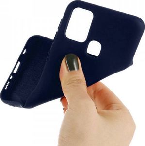 Etui SAMSUNG GALAXY M51 Silicone case elastyczne silikonowe granatowe 3