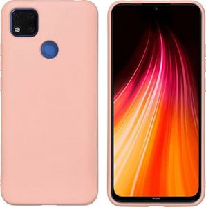 Etui XIAOMI REDMI 9C Silicone case elastyczne silikonowe różowe 2
