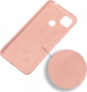 Etui XIAOMI REDMI 9C Silicone case elastyczne silikonowe różowe 3