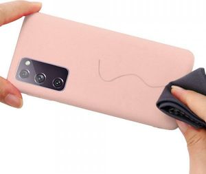 Etui SAMSUNG GALAXY S20 FE / S20 LITE Silicone case elastyczne silikonowe różowe 5