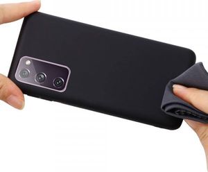 Etui SAMSUNG GALAXY S20 FE / S20 LITE Silicone case elastyczne silikonowe czarne 5