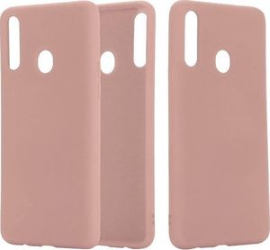Etui SAMSUNG GALAXY A20S Silicone case elastyczne silikonowe różowe 1
