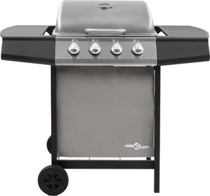 vidaXL 3053624 Grill ogrodowy gazowy 8 kW 48.5 cm x 37.5 cm 3