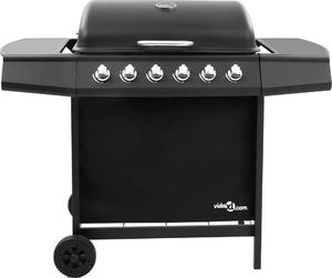 vidaXL 3053628 Grill ogrodowy gazowy 12 kW 37.5 cm x 63.5 cm 3