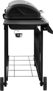 vidaXL 3053628 Grill ogrodowy gazowy 12 kW 37.5 cm x 63.5 cm 4