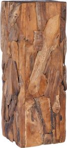 vidaXL Stolik pomocniczy, 30x30x80 cm, lite drewno tekowe 1