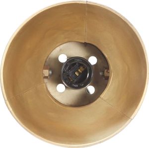 Kinkiet vidaXL Industrialna lampa ścienna, mosiądz, 65x25 cm, E27 8