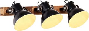 Kinkiet vidaXL Industrialna lampa ścienna, czarna, 65x25 cm, E27 1