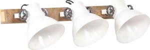 Kinkiet vidaXL Industrialna lampa ścienna, biała, 65x25 cm, E27 3