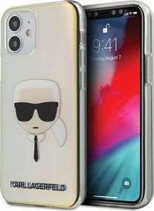 Karl Lagerfeld Etui Karl Lagerfeld KLHCP12SPCKHML do iPhone 12 mini 5,4 multicolor hardcase Iridescent Karl`s Head 1