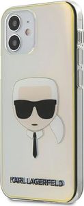 Karl Lagerfeld Etui Karl Lagerfeld KLHCP12SPCKHML do iPhone 12 mini 5,4 multicolor hardcase Iridescent Karl`s Head 2