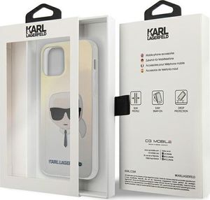 Karl Lagerfeld Etui Karl Lagerfeld KLHCP12LPCKHML do iPhone 12 Pro Max 6,7 multicolor hardcase Iridescent Karl`s Head 6