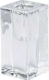 Bolsius Świecznik szklany do świec BOLSIUS Kwadratowy 80/40 1