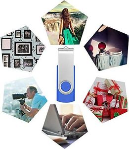 Pendrive Febniscte Pamięć USB 256 MB 10 sztuk Dyski flash USB Składana pendrive 256 MB Niebieska Pendrive o małej pojemności Metalowy pendrive Pamięć masowa Pendrive Sponsorowanie przez firmę FEBNISCTE 1