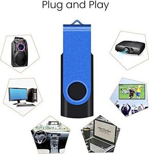 Pendrive Febniscte 10 sztuk pendrive'ów USB 2GB pendrive w różnych kolorach tania pendrive 2 GB składany pendrive metalowy dobry pendrive kolorowy pendrive USB 2.0 z liną na prezenty biznesowe od FEBNISCTE 6