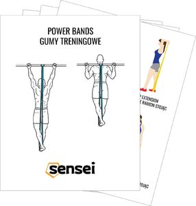 Sensei Gumy do ćwiczeń Powerband 4szt. 9