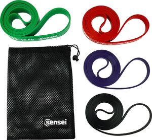 Sensei Gumy do ćwiczeń Powerband 4szt. 10