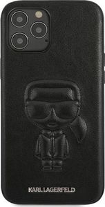 Karl Lagerfeld Etui Karl Lagerfeld KLHCP12LPCUIKBK do iPhone 12 Pro Max 6,7 czarny/black hardcase Karl Ikonik Outline 3