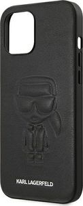 Karl Lagerfeld Etui Karl Lagerfeld KLHCP12LPCUIKBK do iPhone 12 Pro Max 6,7 czarny/black hardcase Karl Ikonik Outline 6