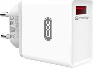 Ładowarka XO XO Ładowarka sieciowa L32 biała 1USB QC3.0 1