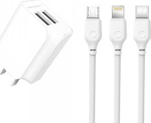 Ładowarka XO L35D 2x USB-A 2.1 A (71600) 4