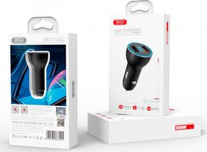 Ładowarka XO XO Ładowarka samochodowa CC26 czarna 2USB QC 3.0 2