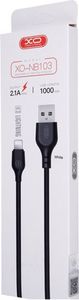 Kabel USB XO USB-A - Lightning 1 m Biały (71472) 2