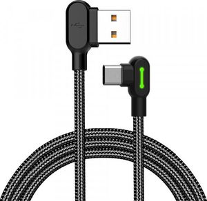 Kabel USB Mcdodo USB-A - USB-C 3 m Czarny (74618) 1