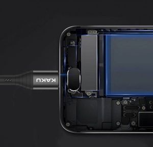 Kabel USB Kaku Kabel USB Typ C 2.1A 1m z wyłącznikiem czasowym KAKU Dingshi Timer (KSC-282) czarny 5