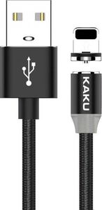 Kabel USB KAKU USB-A - Lightning 1 m Czarny (110983) 1
