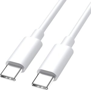 Kabel USB KAKU USB-C - USB-C 1 m Biały (110979) 1