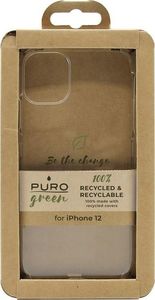Puro PURO Green Recycled Eco-friendly Cover - Ekologiczne etui na iPhone 12 Mini (przezroczysty) 2