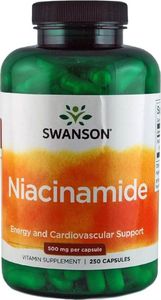 Swanson Swanson Niacinamide 500mg 250 kaps. 1